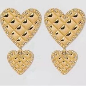 SUGARFIX by BaubleBar Double Hearts Stud Earrings